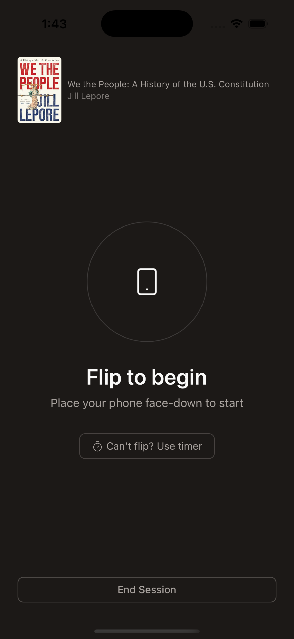 Start a reading session